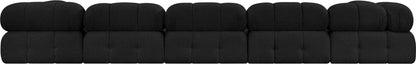 Ames - 7 Piece Boucle Fabric Modular Sectional