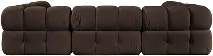 Orin - Velvet 6 Piece Modular Sectional