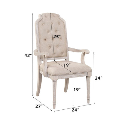Wynsor - Arm Chair (Set of 2) - Antique White