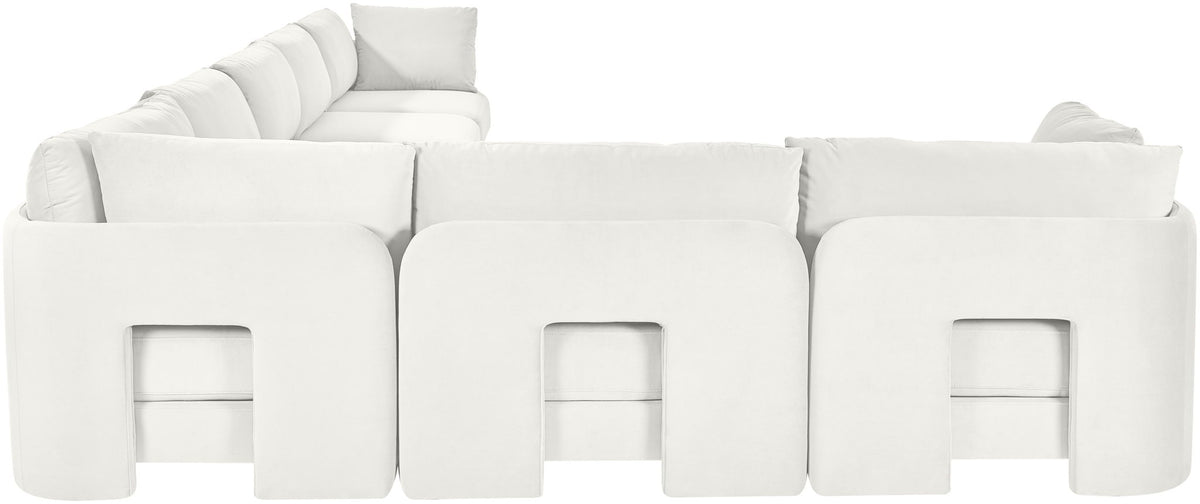 Hammond - Velvet Performance Fabric Upholstered 7 Piece Sectional