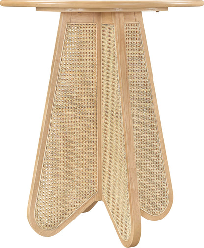 Butterfly - Solid Wood And Natural Cane Table With Natural Top