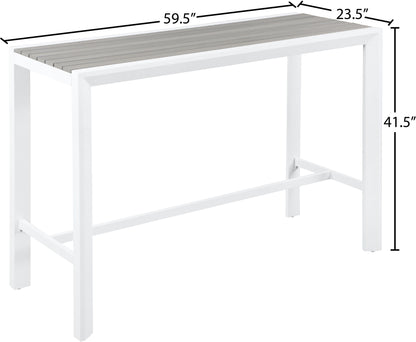 Nizuc - Outdoor Patio Rectangle Bar Table
