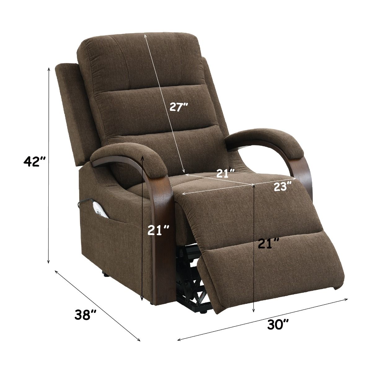 Kayla - Power Recliner With Lift & Heating & Massage