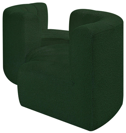 Arc - Boucle Fabric 4 Piece Curved Modular Sofa