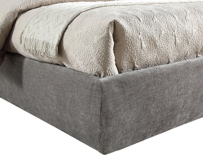 Adam - Chenille Fabric Bed With 70.5" Headboard