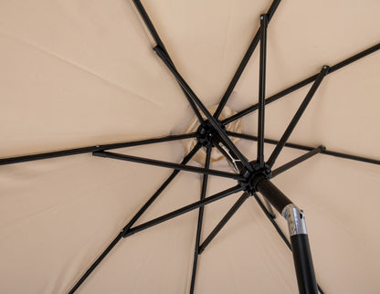 Fiji - Aluminum Patio Umbrella With Square Black Base