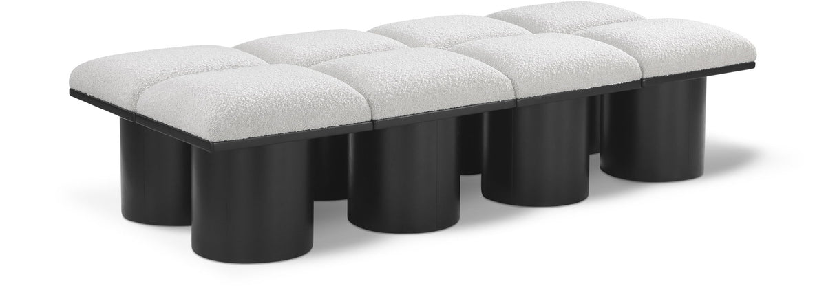 Pavilion - 8 Piece Modular Bench With Black Base