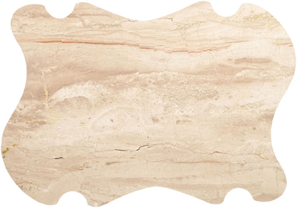 Liona - Marble And Acacia Wood Coffee Table