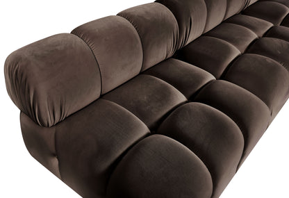 Orin - Velvet 6 Piece Modular L-Shaped Sectional