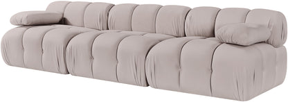 Orin - Velvet 3 Piece Modular Sofa