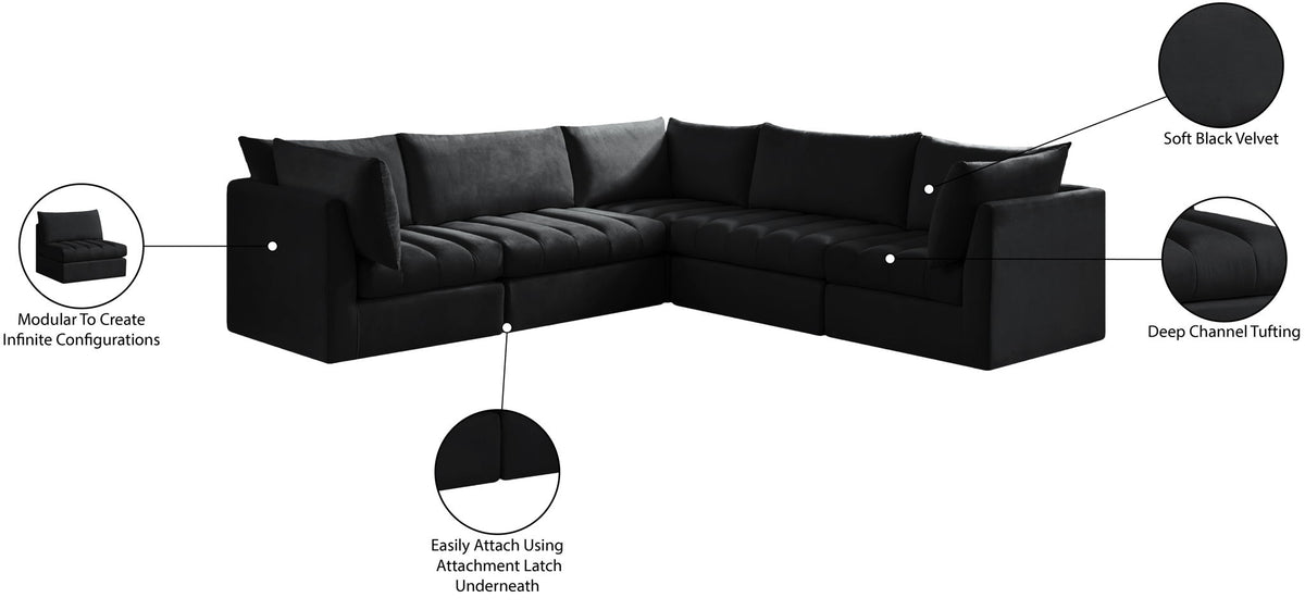Jacob - Modular Corner Sectional 5 Piece