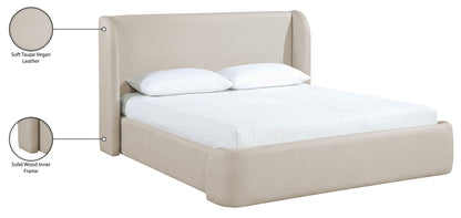 Warby - Vegan Leather Upholstered Bed