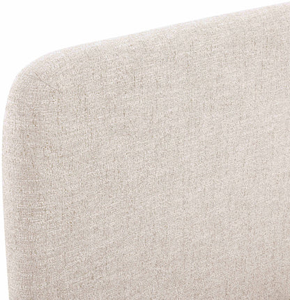 Fira - Linen Textured Fabric Upholstered Bed