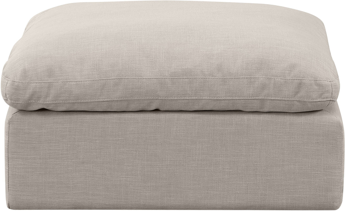 Indulge - Linen Ottoman