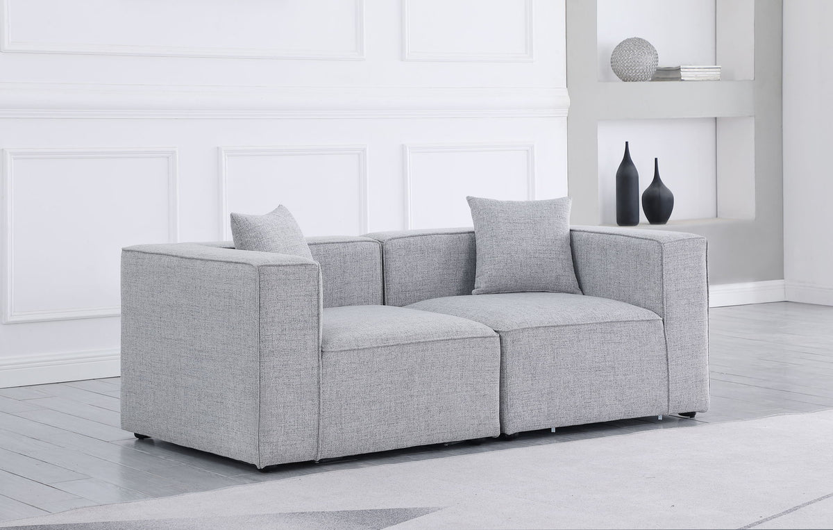 Cube - Linen Modular 2 Seat Sofa