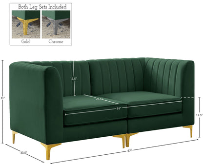 Alina - 2 Piece Modular Sectional
