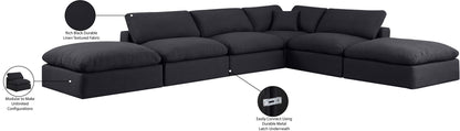 Comfy - 6 Piece Linen Modular Sectional