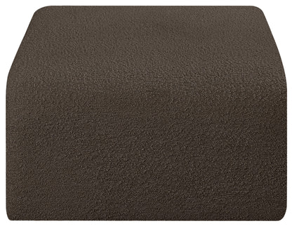 Arc - Boucle Fabric Ottoman