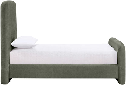Fira - Chenille Fabric Upholstered Bed