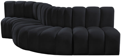 Arc - Velvet 5 Piece Modular Sofa