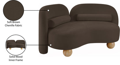 Daphne - Chenille Loveseat