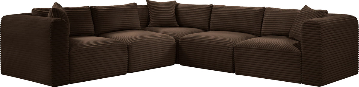 Shaggy - 5 Piece Modular Corner Sectional