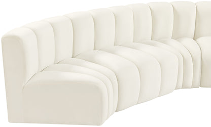 Arc - Velvet 8 Piece U-Shaped Modular Sofa