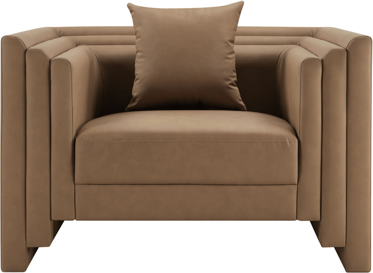 Everett - Vegan Leather Upholstered Chair