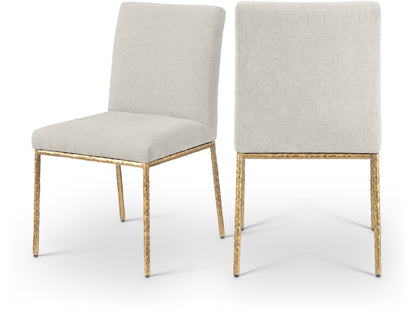 Reeves - Dining Side Chair (Set of 2) - Gold Base