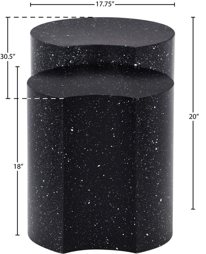 Dimple - Modular End Table - Terazzo Finish