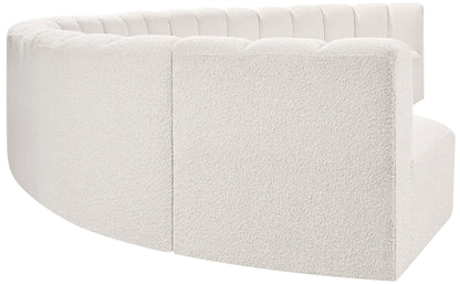 Arc - Boucle Fabric 8 Piece U-Shaped Modular Sofa