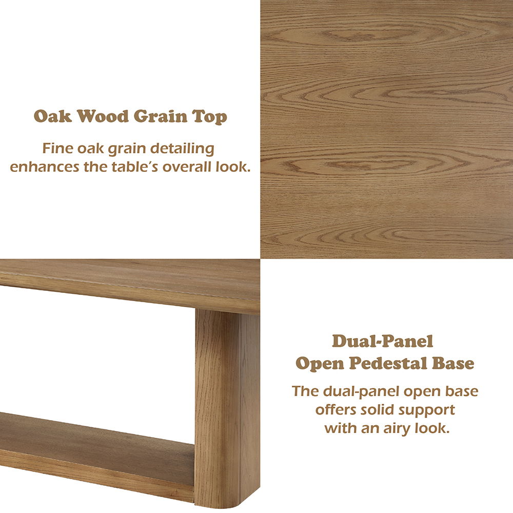 Zoey - Dining Table - Oak