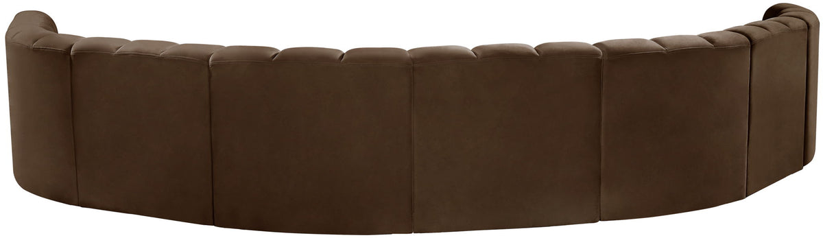 Arc - Velvet 8 Piece U-Shaped Modular Sofa