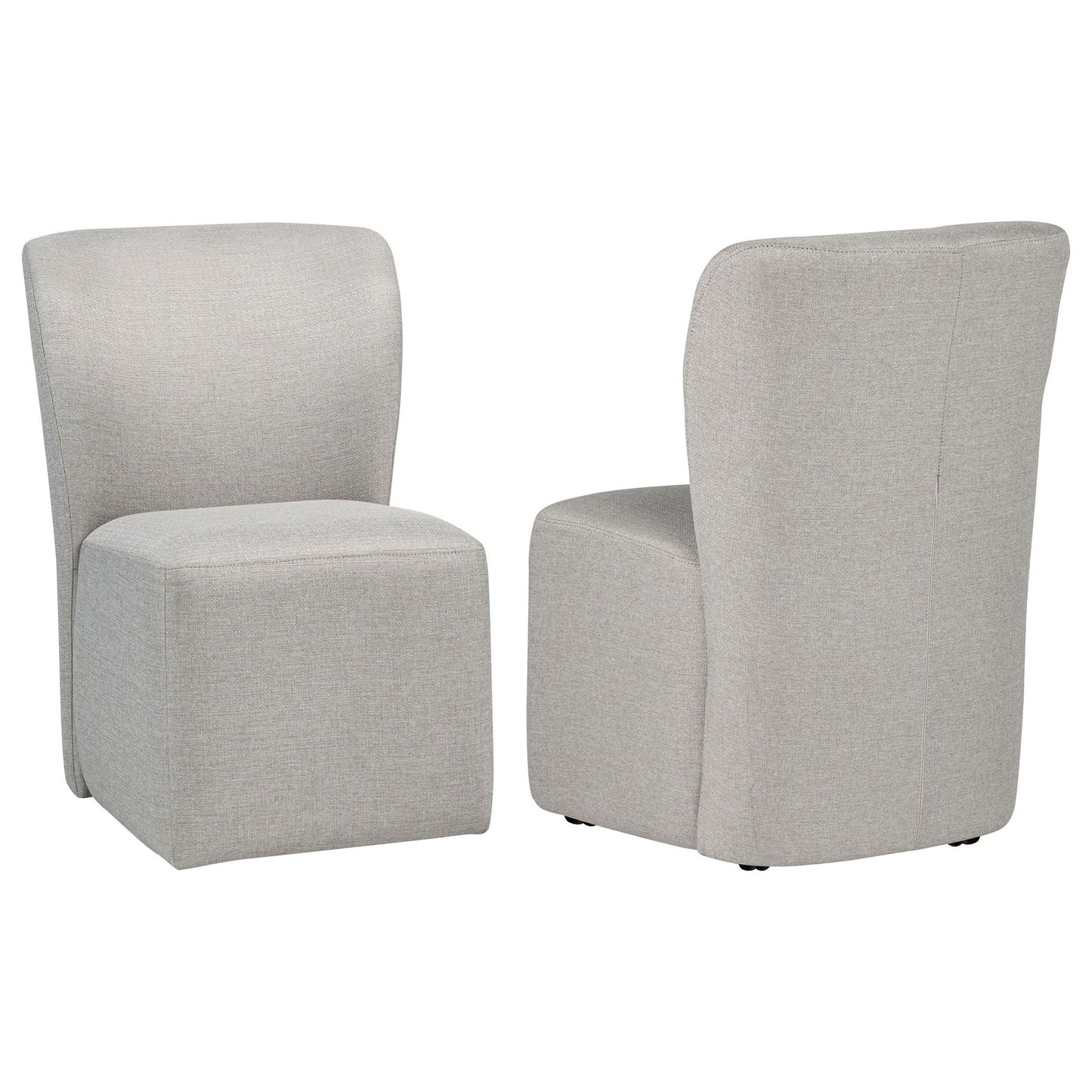 Jaelynn Upholstered Parsons Dining Side Chair Beige (Set of 2)