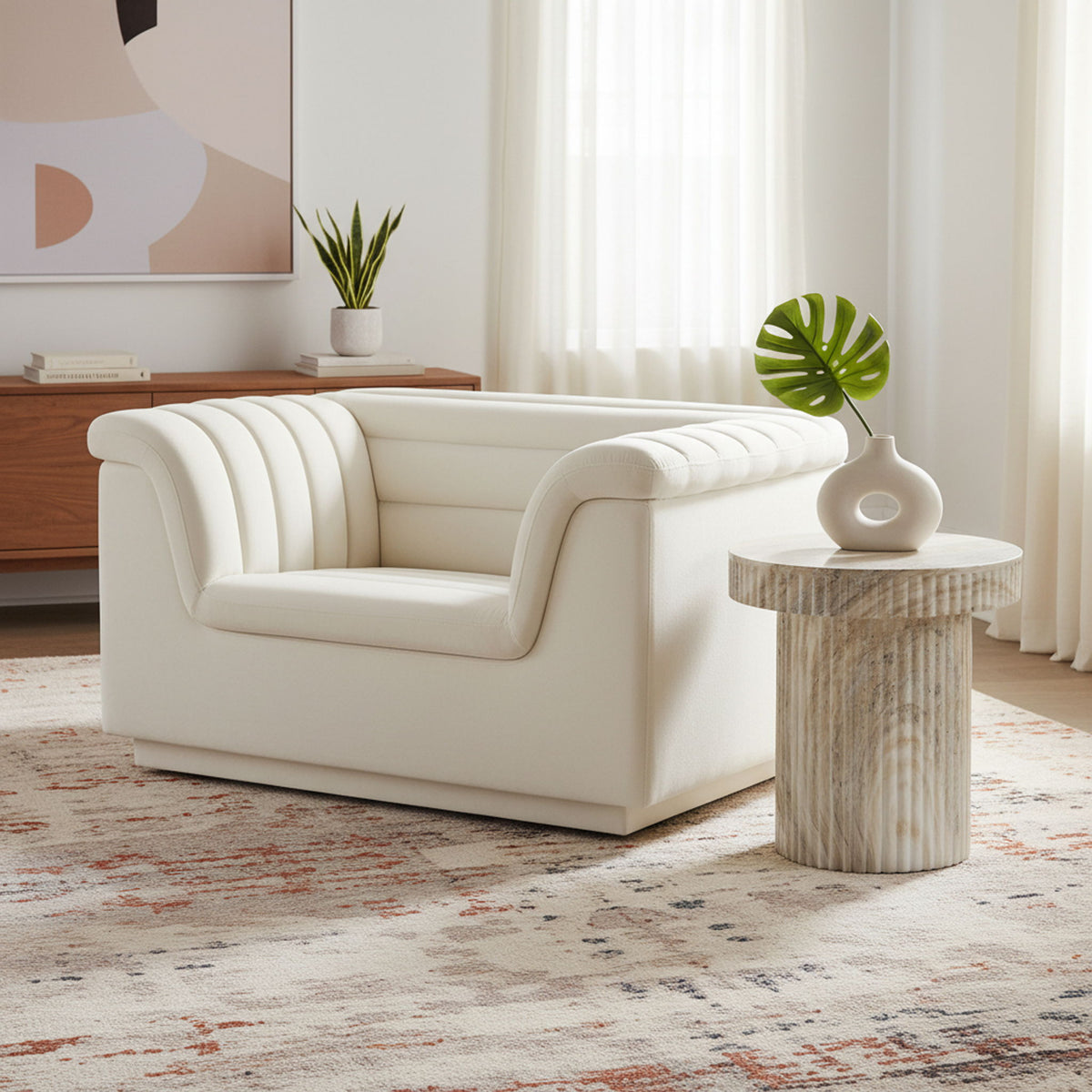 Cascade - Velvet Chair