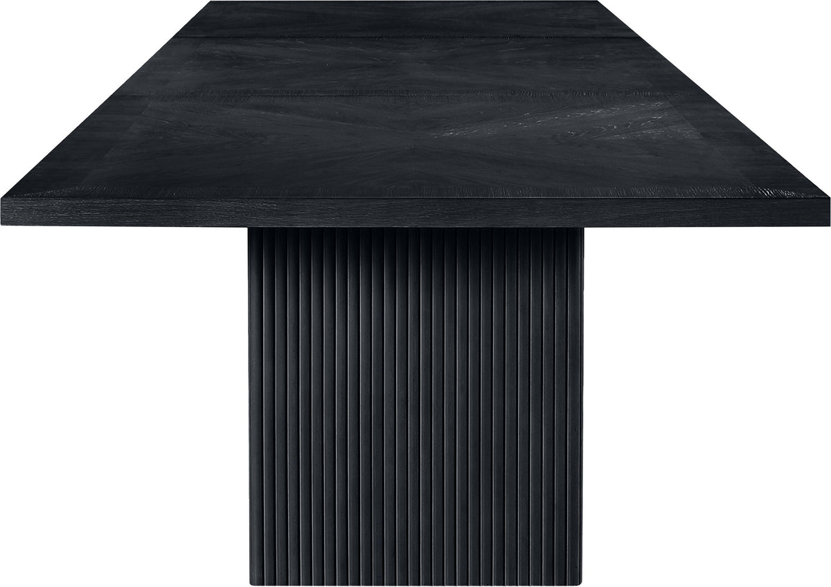 Belinda - Wood Mid-Century Modern Modular Dining Table - Black