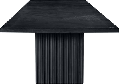 Belinda - Wood Mid-Century Modern Modular Dining Table - Black