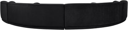 Avra - 189" Velvet Performance Fabric Upholstered Sectional