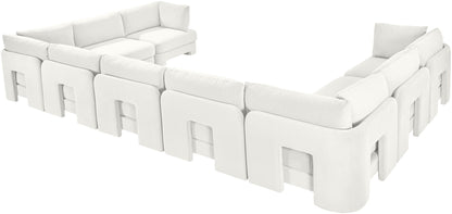 Hammond - Velvet Performance Fabric Upholstered 9 Piece Sectional