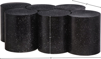 Dimple - 6 Piece Modular Coffee Table - Terazzo Finish