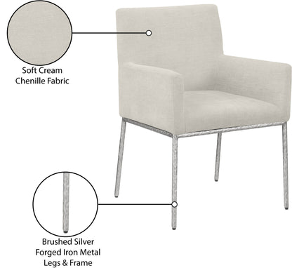 Reeves - Dining Chair With Silver Legs (Set of 2)