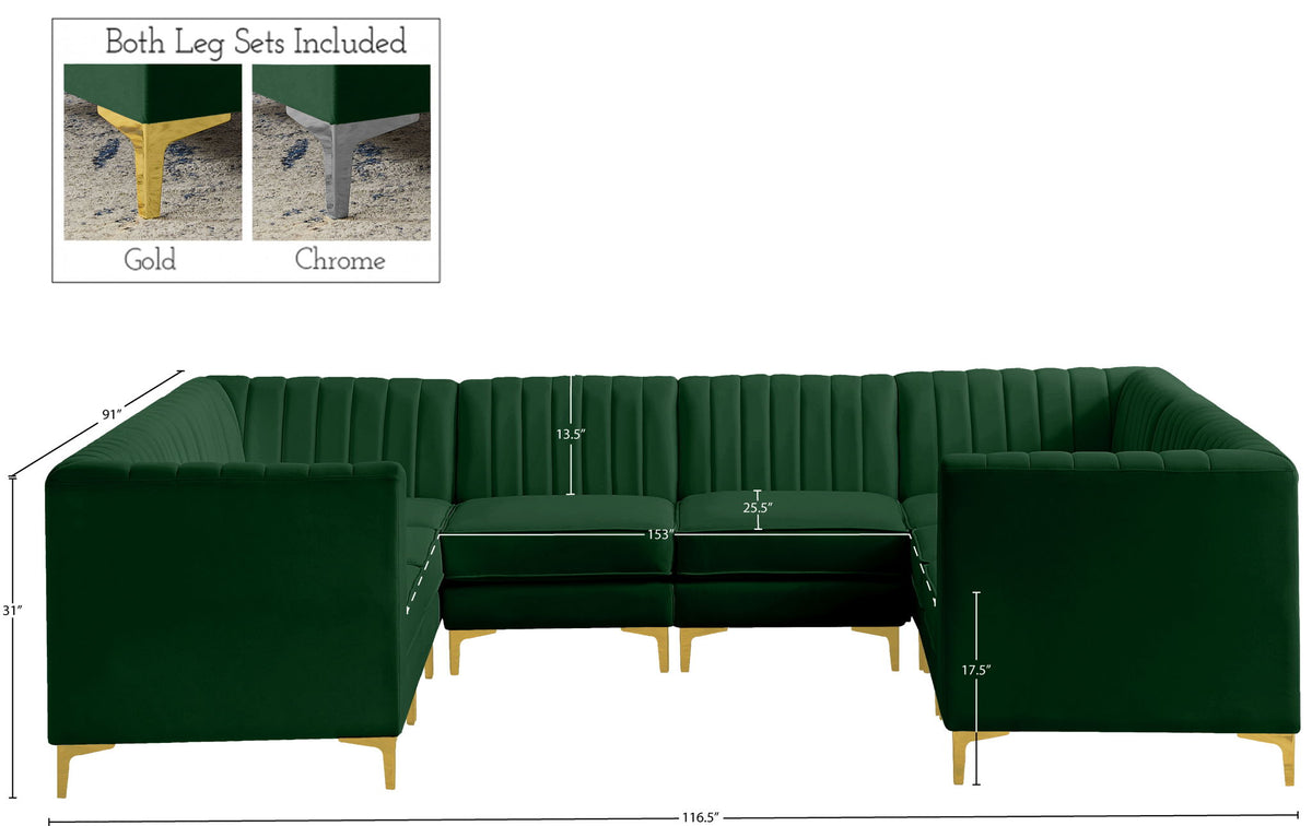 Alina - 8 Piece Modular Sectional