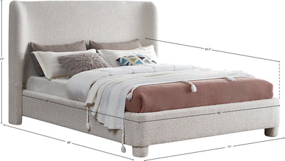 Penny - Boucle Fabric Bed