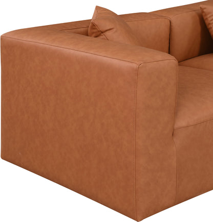 Cube - 7 Piece Modular Sectional - Cognac