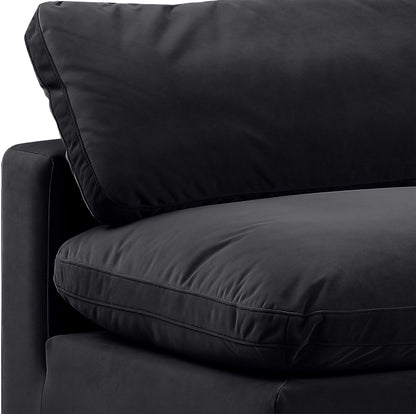 Comfy - 6 Piece Velvet Modular Armless Sectional