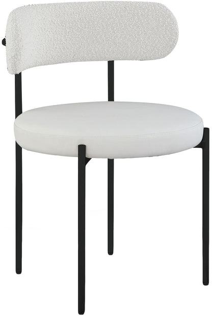 Beacon - Faux Leather Dining Chair With Black Legs (Set of 2)