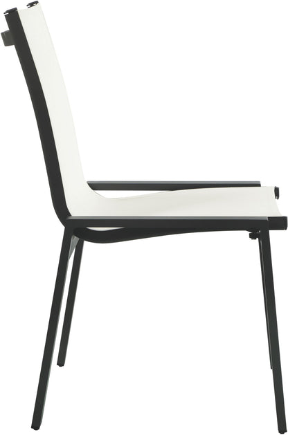 Nizuc - Outdoor Patio Dining Chair With Gray Frame (Set of 2)