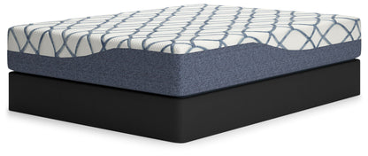 12 Inch Chime Elite 2.0 - Twin Mattress - White / Blue