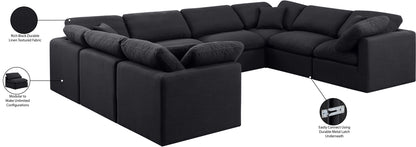 Indulge - Linen 8 Piece Modular Sectional