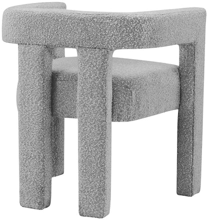 Athena - Boucle Fabric Dining Chair